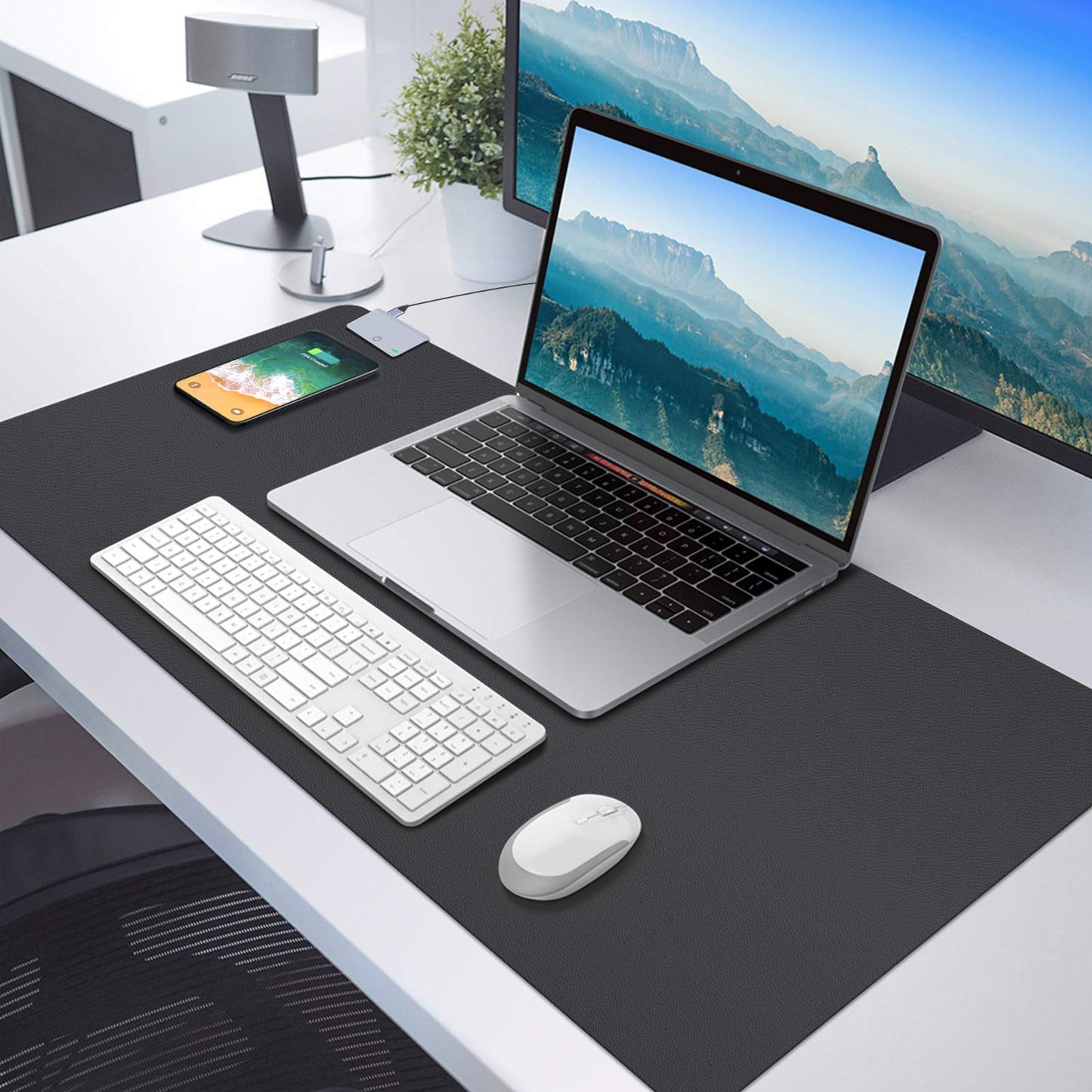 Warm Desk Pad Wireless charger Mouse Pad Office Desk Mat 3 Speeds Touch Control Warm Big Mouse Pad Extended Edition Gaming Mouse Pad